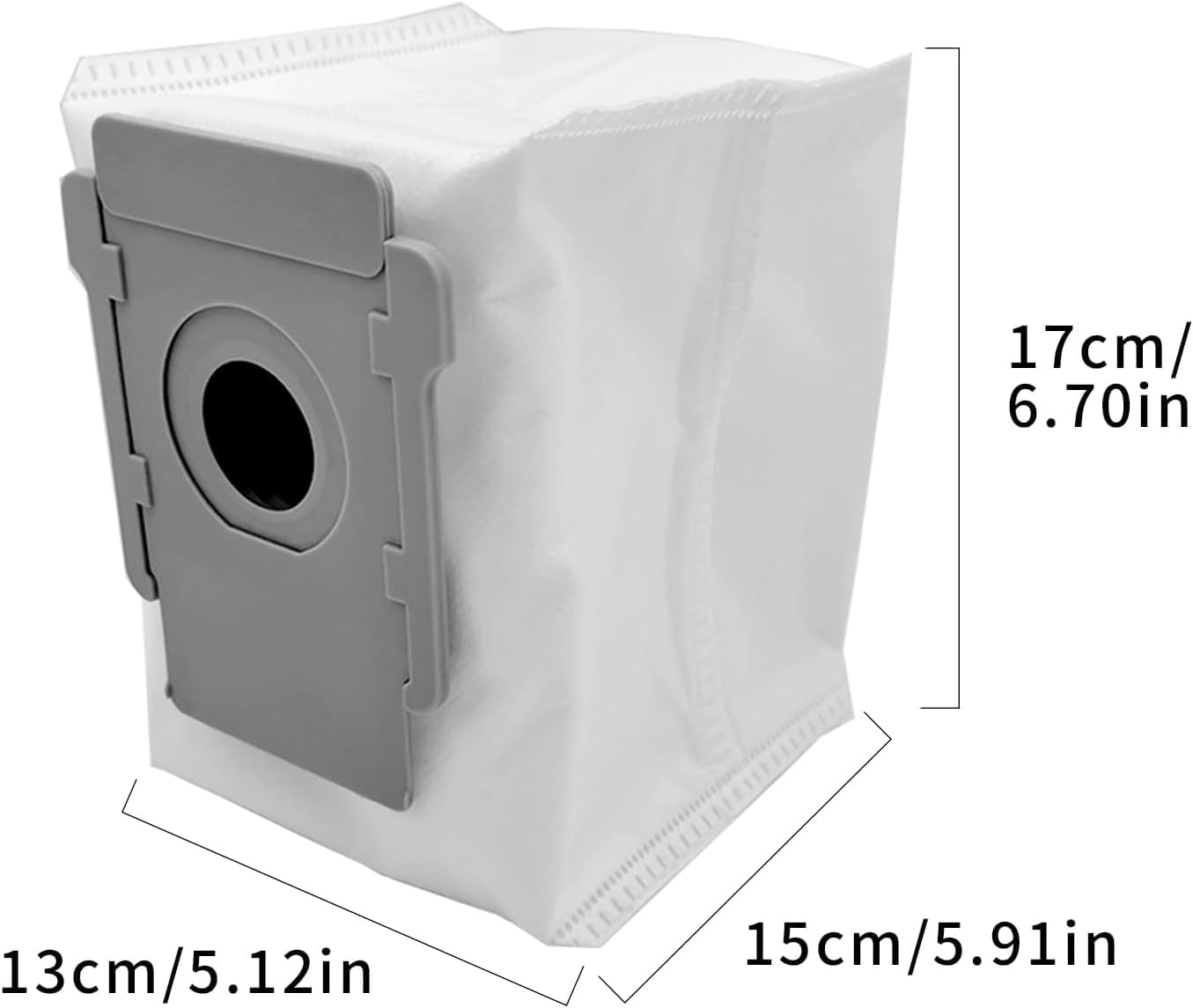 FIND A SPARE 6pcs Vacuum Bags for iRobot Roomba i3 i3+ i4 i4+ i6 i6+ i7 i7+ i7Plus i8 i8+ j7 j7+ s9 s9+ s9Plus i and s Series Clean Base with Automatic Dirt Disposal