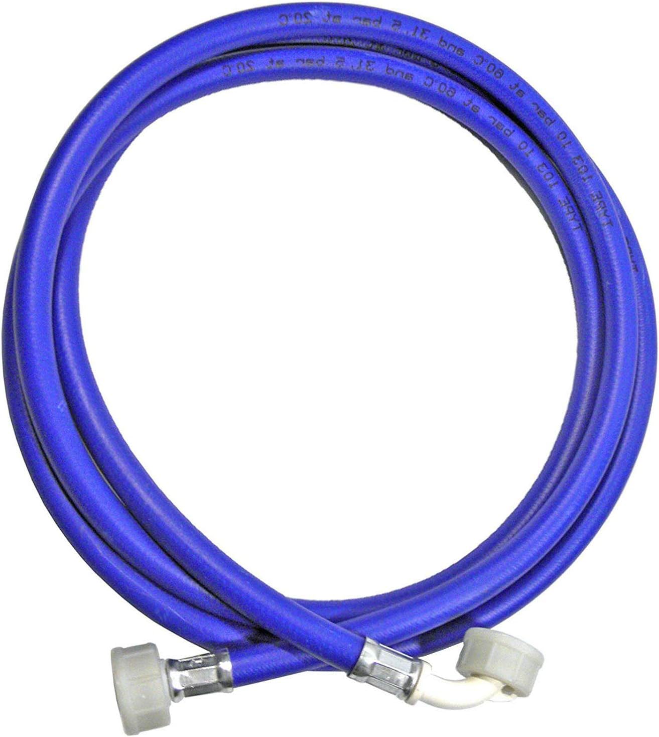 Find A Spare Universal Washing Machine | Dishwasher Cold Water Fill Inlet Pipe Feed Hose (2.5m) For Bosch Samsung Zanussi Aeg Hotpoint Beko Haier Whirlpool Candy Hoover Machines