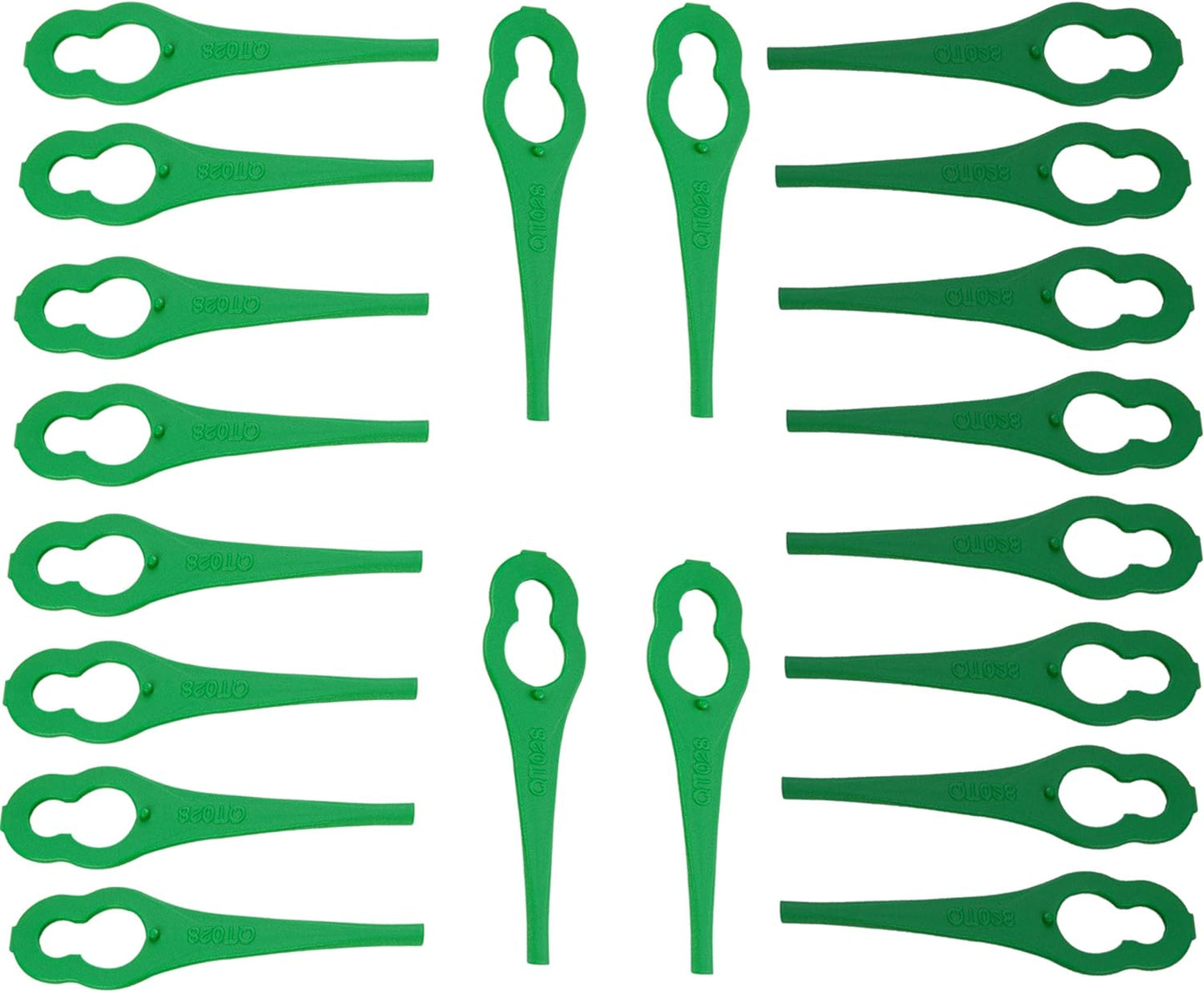 FIND A SPARE Plastic Blades For Black & Decker Bosch Gtech Qualcast Pack of 20