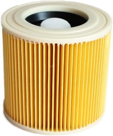 2-Pack Round Filters with Closure Screws for Kärcher WD3 WD2 WD1 MV3 MV2 A K Series