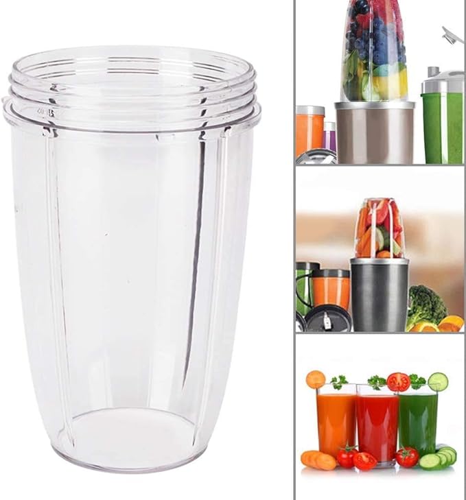 24oz Cup for Nutribullet with Lid Cap Replacement Parts 600W/900w Blender Juicer Mixer Size: 700ml