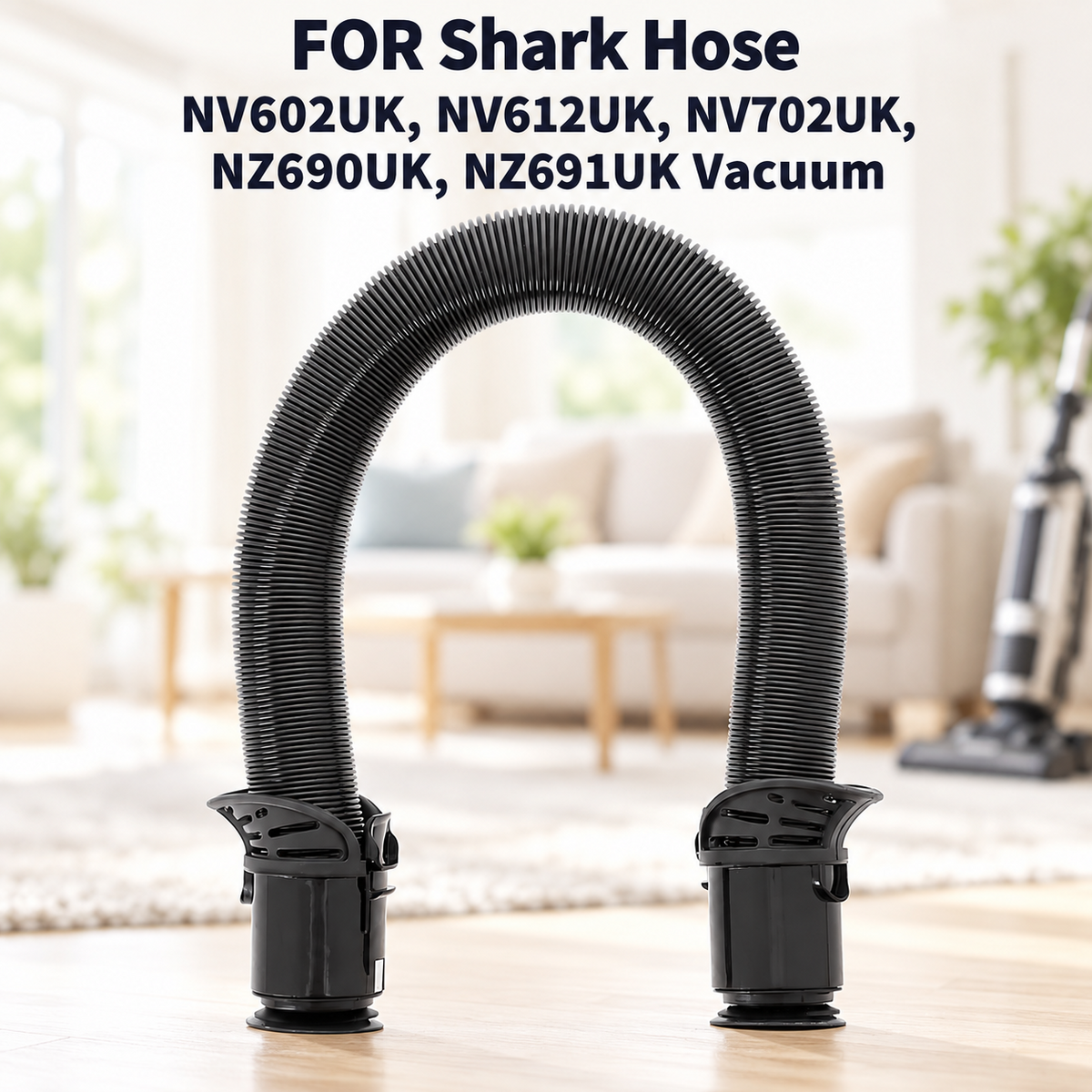 2.5m Vacuum Cleaner Main Hose Compatible with Shark NV602UK NV702UK NZ690UK NZ691UK NV612UK – Replacement