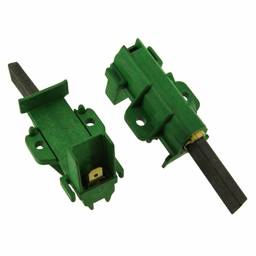 Carbon Brushes With Green Holders For Beko WI1382 WM6167S Washing Machines Pack Of 2
