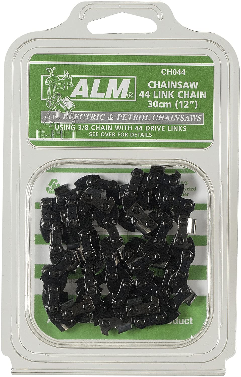 Alm Manufacturing CH044 3/8-inch x 44-Links Chainsaw Chain Fits 30cm Bars