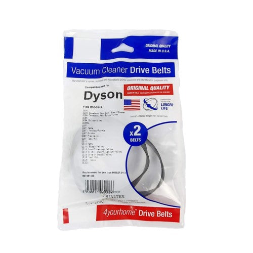 2 x Belts for Dyson DC01 DC04 and DC07 Without Clutch