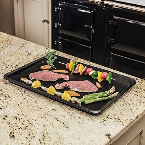 2x Universal Teflon Oven Cooker Liner Non Stick Heavy Duty Lining 40cm x 50cm