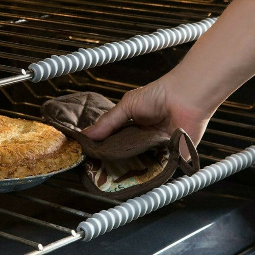 Universal Extendable Ajustable Oven Shelf 320mm x 360mm-460 & 2 Shelf Guard For Cooker
