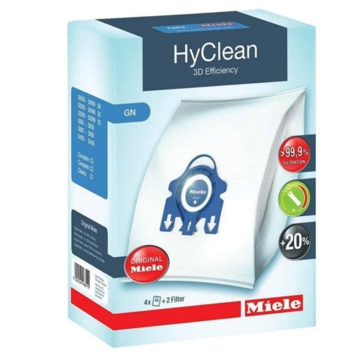 Miele GN S5210 S5211 S5261 Hoover Bags Hyclean + Filters (1 Box, 5 Air Fresheners)