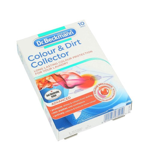 Dr Beckmann Colour and Dirt Collector (Pack of 10 Microfibre Sheets)