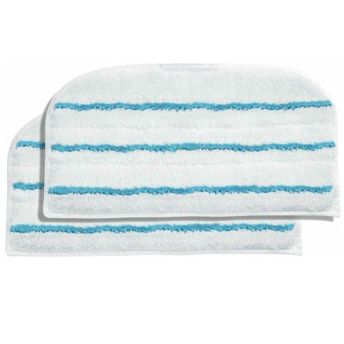 2 x Microfibre Cleaner Pads For Black & Decker Steam Mops
