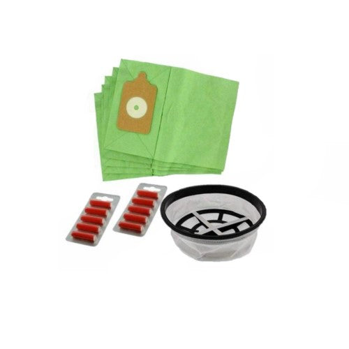 Paper Dust Bags & 305mm Microfibre Filter For Henry Numatic +10 Fresheners