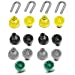 Karcher Genuine T-Racer K2 K3 K4 K5 K6 K7 Pressure Washer Chassis Patio Cleaner Nozzle Set (18 Pieces)