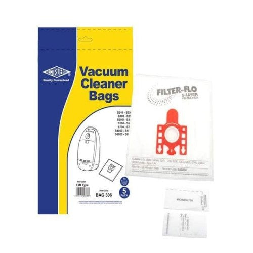 Electruepart Vacuum Dust Bags for Miele Cat & Dog FJM S6220 S6000 Series (Pack of 20)