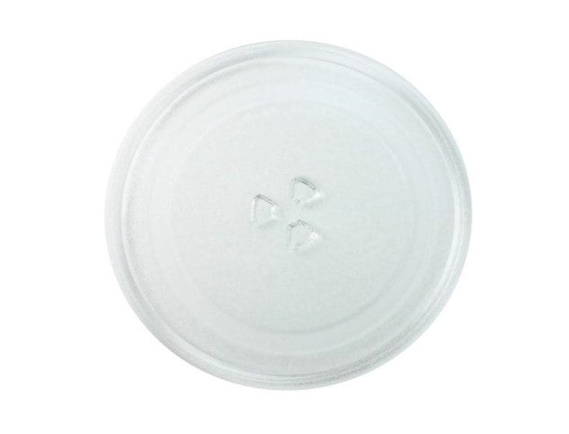 Universal Microwave Turntable Glass Plate with 3 Fixtures 245 mm