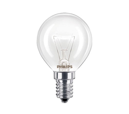 2 x Philips 40W 240V E14 SES P45 Oven GLS Incandescent Appliance Bulb