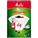 Melitta 6658076 Pack Original Size 1x4, 80, Filter Coffee Makers, Brown, Plastic