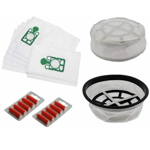 Microfibre Poly Dust Bags & Microfibre Filter + 10 Fresheners For Henry Numatic