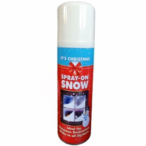 Christmas Snow Spray 200ml For Christmas Trees Windows Gifts Pack of 4