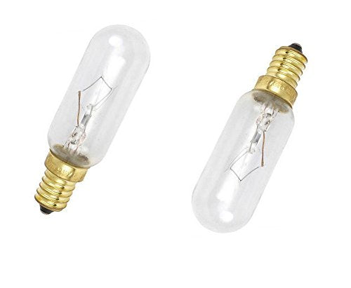 Pack of 2 40W 240V Cooker Hood Bulbs Replacement Universal Small Screw Cap E14