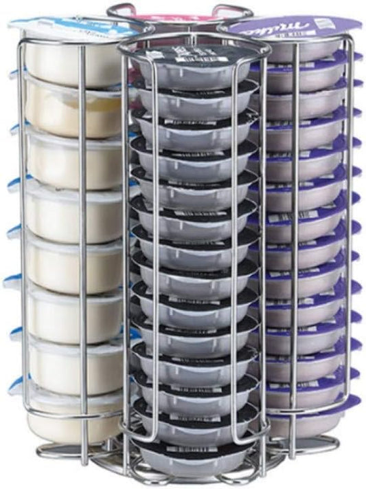 FIND A SPARE Compatible with Tassimo Coffee Capsule Organizer - Rotating Pod Rack for 52 Coffee Pods Perfect for Tassimo Brewers Capsule Holder (Tassimo 52pcs)