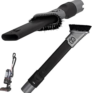 2-in-1 Vacuum Attachment: Dusting Brush & Roller Brush for Shark NZ690UKT