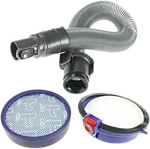 Stretch Hose 4m, Pre & Post HEPA Motor Filter Kit for Dyson DC25 DC25i Vacuum Cleaners