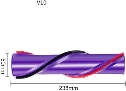 Purple Brushroll 238mm for Dyson V10, Direct Drive Type, Fits 967483-05 / 967483-04