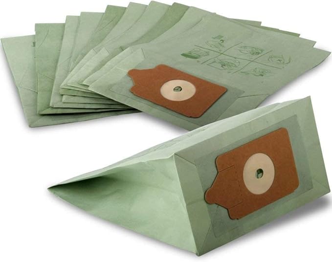 Numatic Henry & Hetty Paper Dust Bags 10-Pack + 10 VAC Fresheners Included