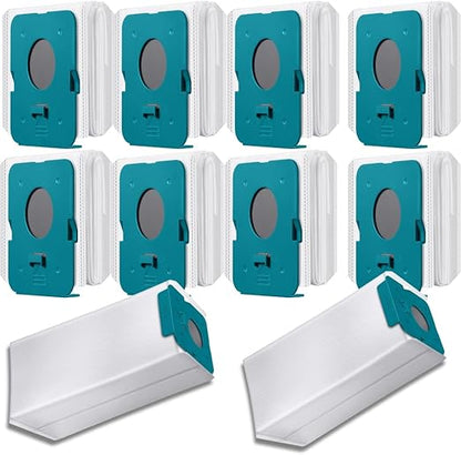 FIND A SPARE 10 Pack VCA-ADB953 Dust Bags Compatible with SAMSUNG BESPOKE Jet Cordless Stick Vacuum Cleaner, Large Capacity Disposable Replacement Bags, All in One Clean Station Accessories Set