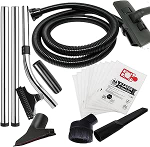 FIND A SPARE Complete Tool Kit for Numatic Henry + 10x Vacuum Dust Bags Compatible with NVM-1CH / 907075 Fits Henry, Hetty, George, Basil, Edward Hose, Rods, Floor & Mini Tools