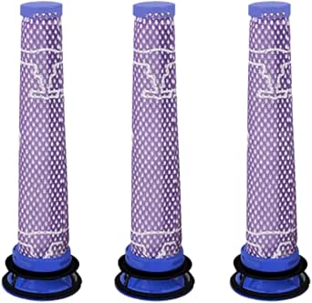 Washable Pre-Motor Cone Filter (3-Pack) for Dyson DC58 DC59 DC61 DC62 V6 V7 V8