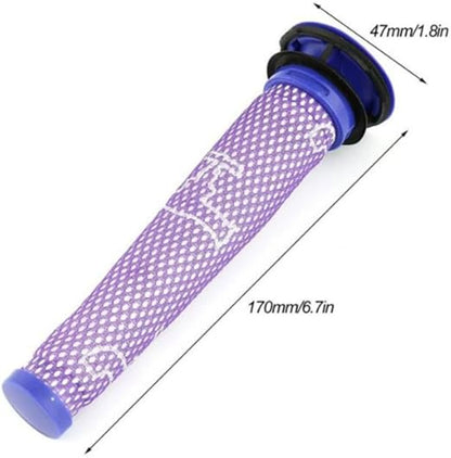 3-Pack Washable Cone Filters for Dyson V6/V7/V8 & DC58–DC62 Vacuum Cleaners