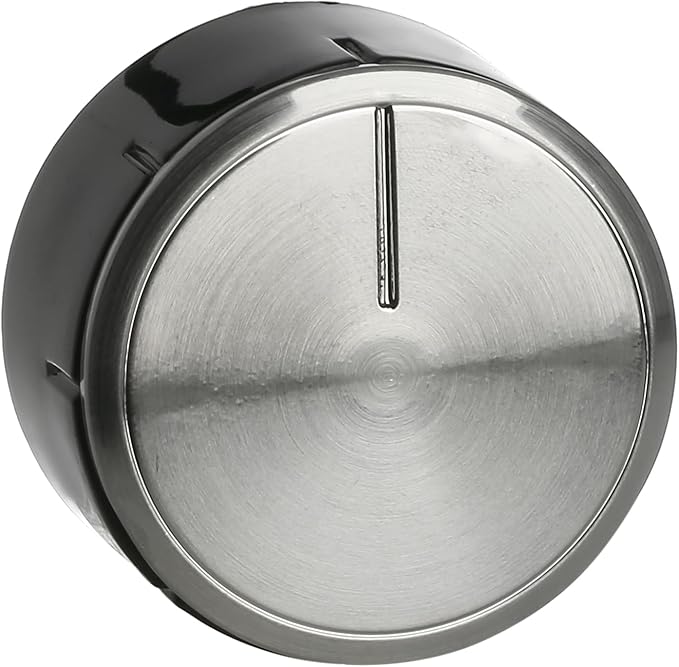 Universal Bosch Hob Knob – 00617961 Compatible Oven Control Dial, 32mm, Silver & Black