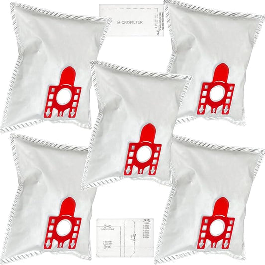 Type FJM 3D Vacuum Bags for Miele S700 / S4 Series / S241–S256i – Pack of 5