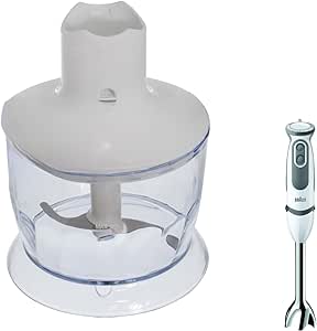 Braun MQ30 Hand Blender Chopper – 500ml Replacement for MultiQuick MR5–MQ9 Series