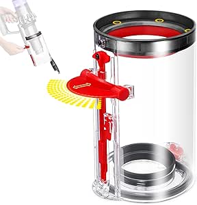 Upgraded Dust Bin Replacement for Dyson V11, V15, SV14, SV15, SV22 – Fits Large Bin 970050-01 & 965443-01