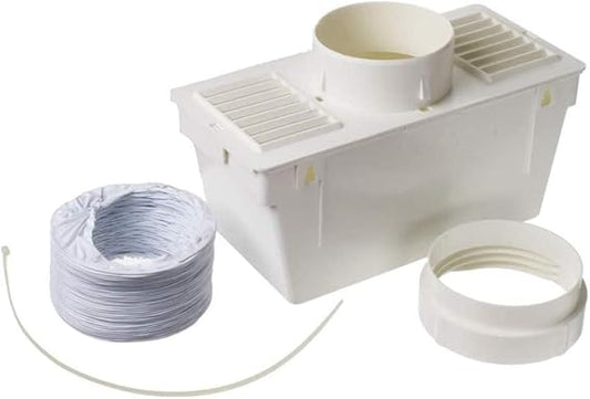 Universal 1m Condenser Vent Hose & Box Kit for Hotpoint, Creda & White Knight Dryers