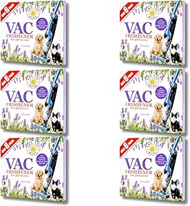 6X Pack Vac 36Pcs Vac Fresheners Lavender Extra Strength Powerful Scent For All Vacuum Hoover Handheld Bagless And Bagged Cleaners Pet Lovers (6 x 6 PACK)