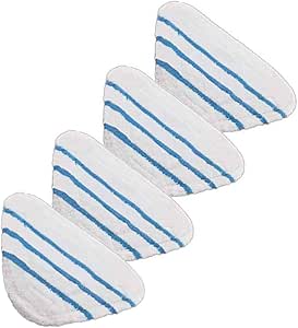 Set of 4 Microfibre Mop Pads for Beldray 5-in-1 & 9-in-1 Steam Mops