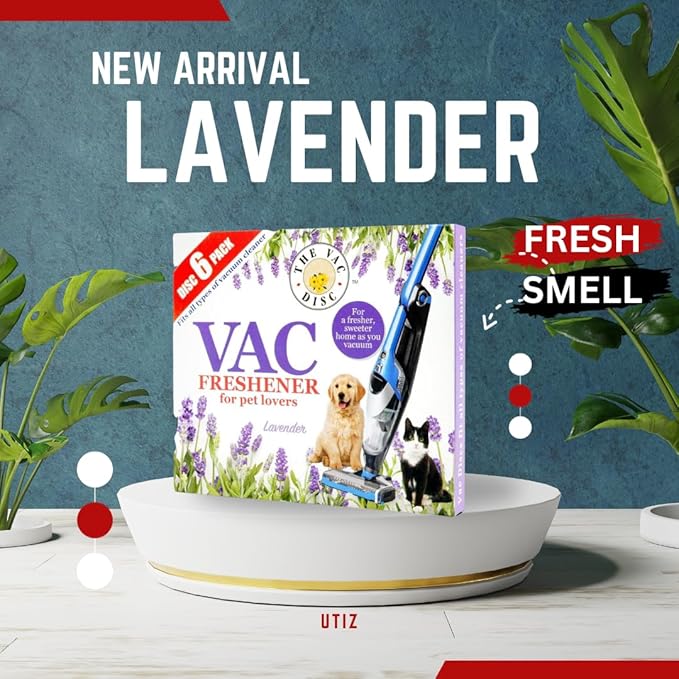 12 X Pack Vac 72 Vac Fresheners Lavender Extra Strength Powerful Scent For All Vacuum Hoover Handheld Bagless And Bagged Cleaners Pet Lovers (12 x 6 PACK)