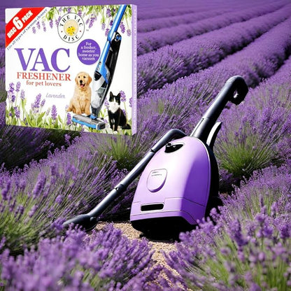 6X Pack Vac 36Pcs Vac Fresheners Lavender Extra Strength Powerful Scent For All Vacuum Hoover Handheld Bagless And Bagged Cleaners Pet Lovers (6 x 6 PACK)