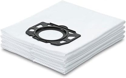 Replacement Vacuum Bags for Karcher – 4 Pack Fits WD 2 Plus, WD 3, KWD 1/2/3, MV 3, SE 4001/4002
