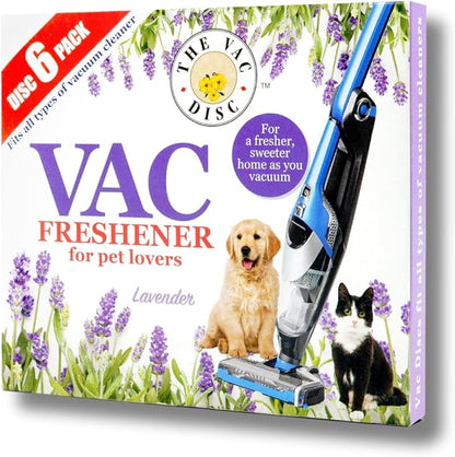 12 X Pack Vac 72 Vac Fresheners Lavender Extra Strength Powerful Scent For All Vacuum Hoover Handheld Bagless And Bagged Cleaners Pet Lovers (12 x 6 PACK)