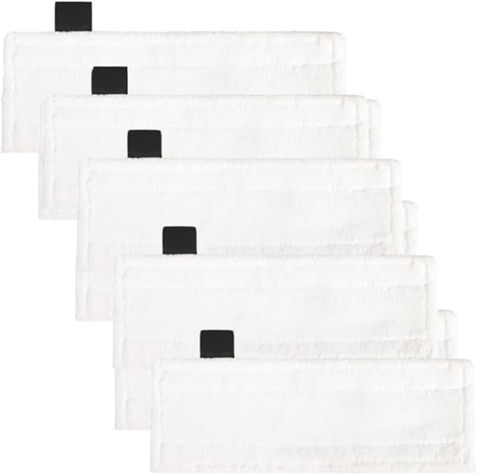 5-Piece Microfibre Floor Cloth Set for Karcher EasyFix SC2–SC5 Nozzles