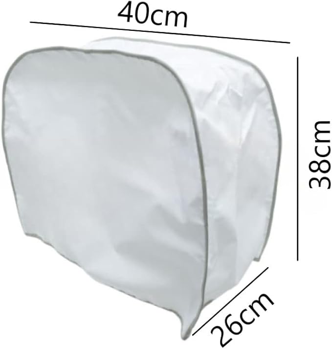 Food Mixer White Cover Plastic Dust Storage Protective for All Kenwood KitchenAid Chef Mixer Processor Alternative to 29021 Size (40cm | 26cm | 38cm)