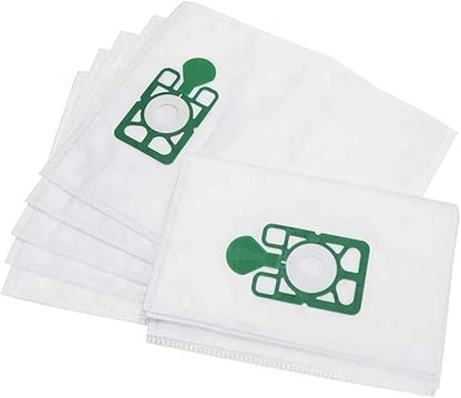 Numatic Henry & Hetty Hoover Microfibre FLO Dust Bag Set with 10 Fresheners, 10-Pack White