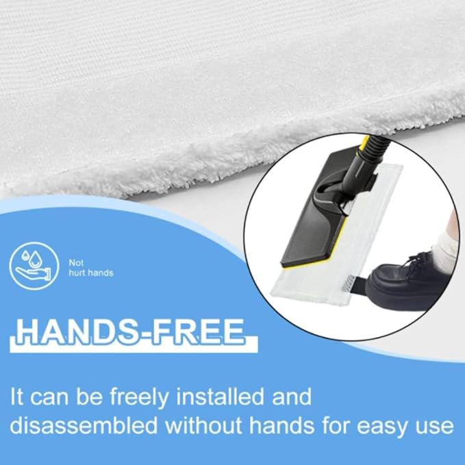 5-Pack Microfibre Steam Cleaner Pads for Karcher EasyFix SC2–SC5 (Alt. 28632590)