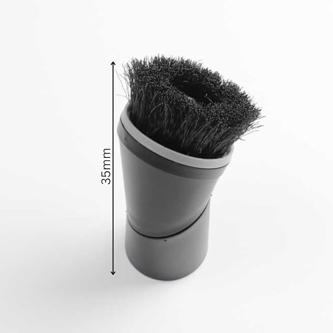 FIND A SPARE Replacement 35mm Round Dusting Brush Tool Head Attachment Type SSP10 For Miele Classic C1 Complete C2 Complete C3, S2 S5 S8 HX1 HX2 CX1 Series Vacuum Cleaner