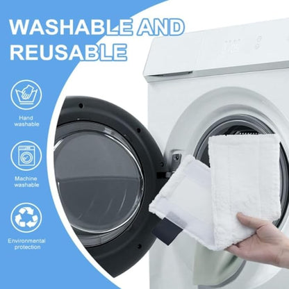 5-Piece Microfibre Floor Cloth Set for Karcher EasyFix SC2–SC5 Nozzles