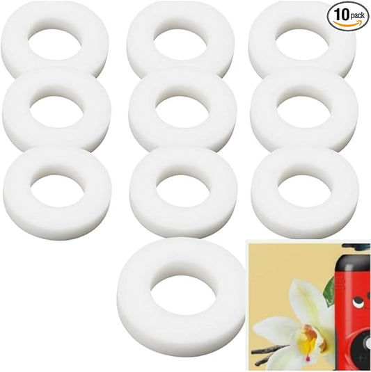 Vanilla Strong Scented 10x Pack Hoover Air Freshener Disc Pod For Numatic Henry Hetty Quick Pet Handheld Vacuum Cleaner